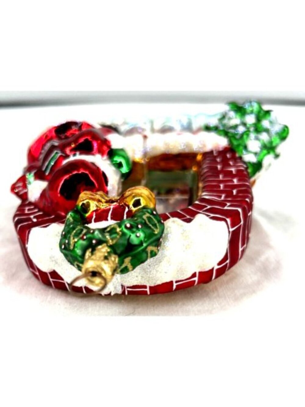 Radko Claus Encounters Blown Glass Ornament 2 Sided 2003 6" Tall - Picture 5 of 8
